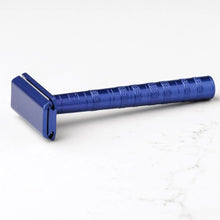 Load image into Gallery viewer, HENSON SHAVING AL13-M DE SAFETY RAZOR - STEEL BLUE
