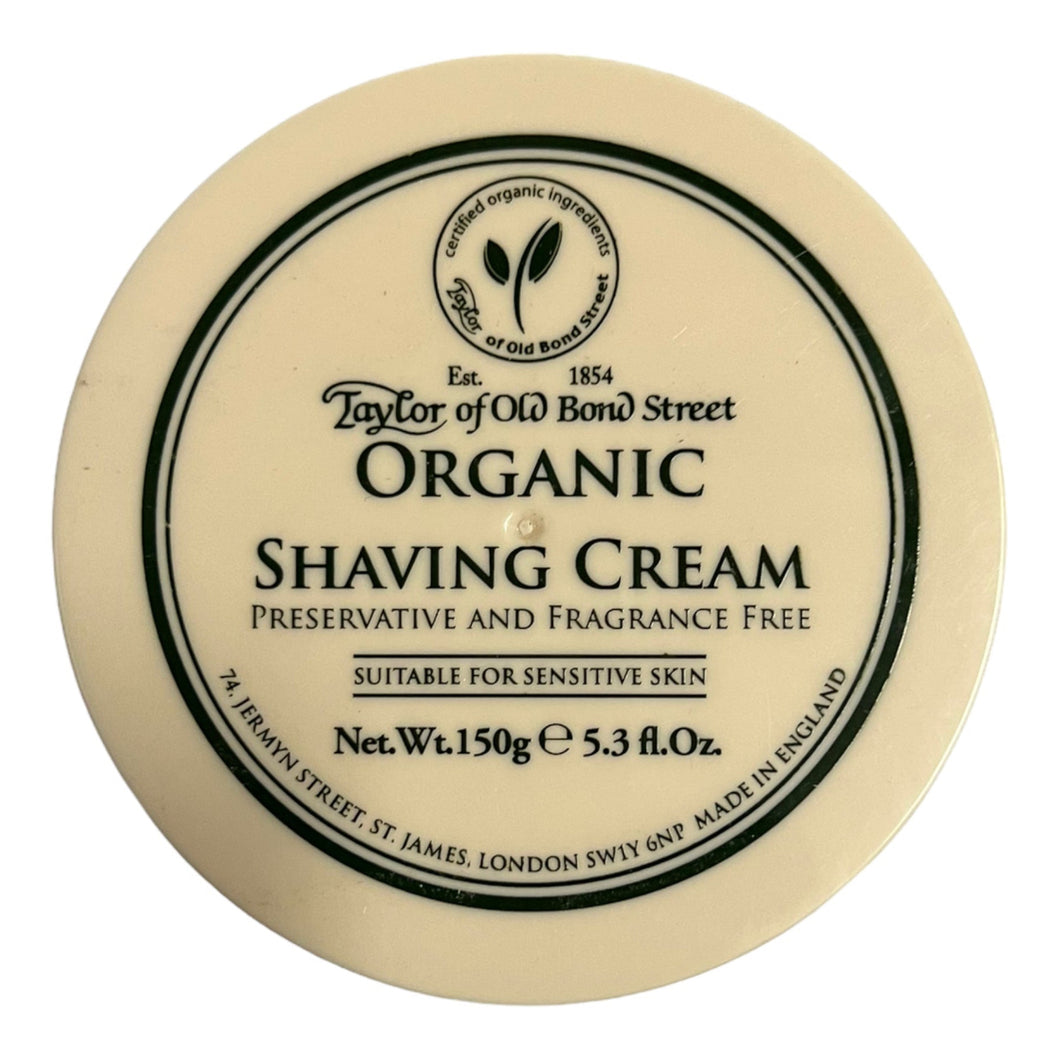 Organic Shaving Cream Bowl 150g