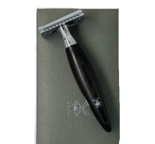 Muhle Kosmo Safety Razor - Bog Oak Wood Handle