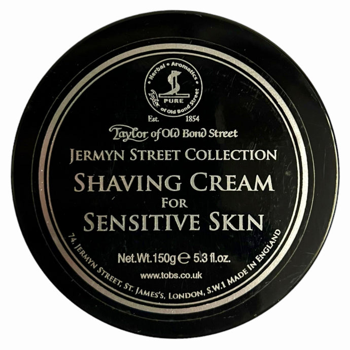 Taylor of Old Bond Street , Jermyn Street Collection, 150g shaving cream for sensitive skin.